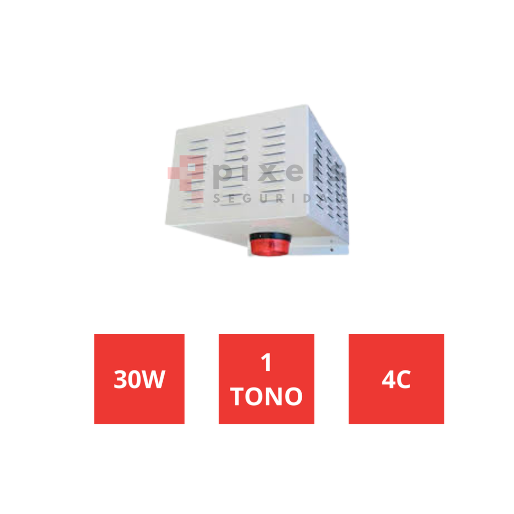 Alarma Comunitaria 30w 4C 1Tono