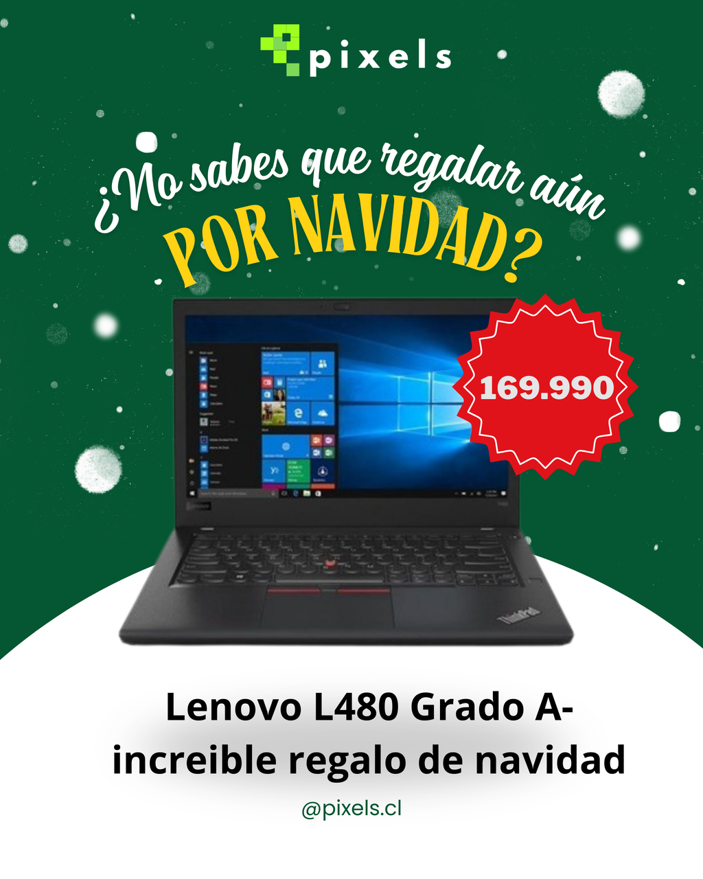 Lenovo Thinkpad L480  Reacondicionado