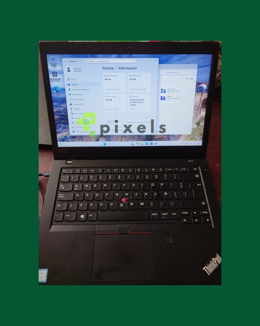 Lenovo Thinkpad L480  Reacondicionado